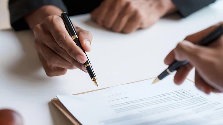 Step 2: Contract and disclosure